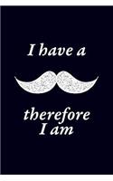 I have a beard, therefore i am: 6x9 120-page checkered grid notebook journal notepad scribble book diary workbook for philosophers