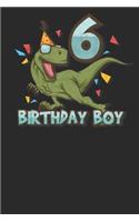 Dino Birthday Boy 6 Years