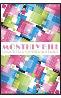 Monthly Bill Organizer & Planner Notebook
