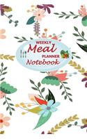 Weekly Meal Planner Notebook