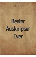 Bester Ausknipser Ever Notizbuch: 108 Seiten kariert (6x9 /15.24 x 22.86 cm) Geschenk an einen besondern Spieler