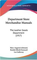 Department Store Merchandise Manuals