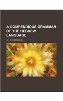 A Compendious Grammar of the Hebrew Language: (English)