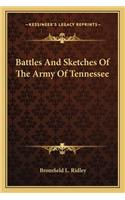 Battles And Sketches Of The Army Of Tennessee