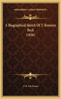 A Biographical Sketch Of T. Romeyn Beck (1856)