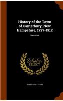 History of the Town of Canterbury, New Hampshire, 1727-1912