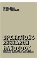 Operations Research Handbook: Standard Algorithms and Methods with Examples