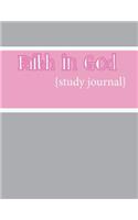 Faith in God Study Journal