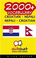 2000+ Croatian - Nepali Nepali - Croatian Vocabulary