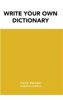 Write your own dictionary