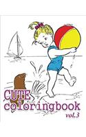 Cute Coloring Book: Stress Relieving Coloring Book: 3