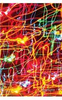 Journal Pages - Neon Lights: 6" x 9", Lined Journal, Durable Cover,150 Pages For Writing (Journal Notebook)