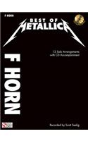 Best of Metallica, F Horn: 12 Solo Arrangements With Cd Accompaniment