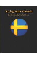 Swedish Vocabulary Notebook