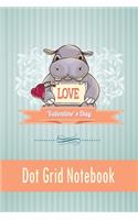 Love Valentine's Day - Dot Grid Notebook