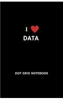 I Love Data Dot Grid Notebook