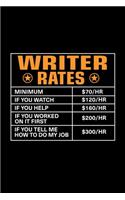 Writer Rates