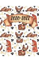 2020-2022 Three 3 Year Planner Watercolor Dogs Monthly Calendar Gratitude Agenda Schedule Organizer: 36 Months Calendar; Appointment Diary Journal With Address Book, Password Log, Notes, Julian Dates & Inspirational Quotes