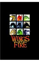 Wings of Fire Notebook: Blank Lined Notebook Journal for Work, School, Office - 6x9 110 page