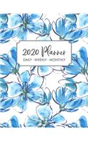 2020 Planner: 2020 Weekly & Monthly Planner for January 2020 - December 2020 + To Do List Section, Includes Important Dates, Birthday, Goals + Notes Page, Calenda