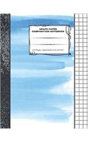 Graph Paper Composition Notebook: 110 Pages - Quad Ruled 4x4 - 8.5" x 11" Large Notebook with Grid Paper - Math Notebook For Students