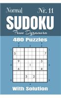 Normal Sudoku Nr.11: 480 puzzles with solution