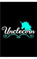 Unclecorn: Funny gifts for men, uncle funny gifts, gifts for uncle from nephew 6x9 Journal Gift Notebook with 125 Lined Pages