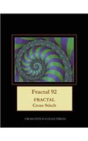 Fractal 92: Fractal Cross Stitch Pattern