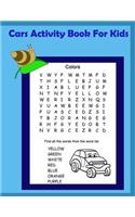 Cars Activity Book for Kids