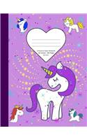 Unicorns and Stars Notebook