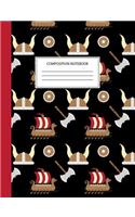 Viking Composition Notebook: Viking Composition Journal For Teens, Boys, Girls and Adults - Wide Ruled Viking Notebook