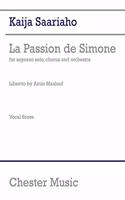 Kaija Saariaho: La Passion de Simone (Vocal Score)