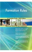 Formation Rules A Complete Guide - 2020 Edition