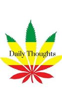 Daily Thoughts - Rasta Color Marijuana