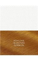 Hexagonal Graph Paper Notebook: 1/3" Hexagonal Rule, 144 Pages
