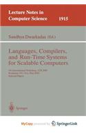 Languages, Compilers, and Run-Time Systems for Scalable Computers