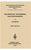 Kolorimetrie - Photometrie Und Spektrometrie