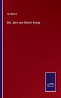 Lehre vom kleinen Kriege