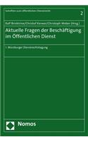 Aktuelle Fragen Der Beschaftigung Im Offentlichen Dienst