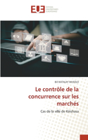 contrôle de la concurrence sur les marchés