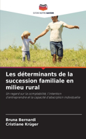 Les déterminants de la succession familiale en milieu rural