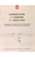 Correction of Errors in English: A Training Course for Teachers of English as a Second Language