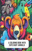 Coloring Book with Cute Baby Animals: Fun and Entertaining with Adorable Beautiful Animals