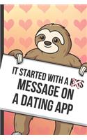 It Started With A Kiss Message On A Dating App