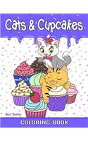 Cats and Cupcakes Coloring Book