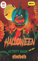 Halloween Activity Book for Kids