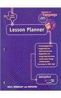 Texas Holt Elements of Language, Sixth Course: Lesson Planner