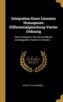 Integration Einer Linearen Homogenen Differentialgleichung Vierter Ordnung