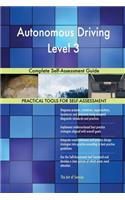 Autonomous Driving Level 3 Complete Self-Assessment Guide