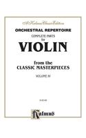comp. Parts Violin from Classic Masterpieces IV